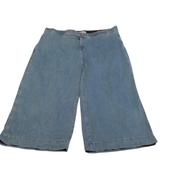 Ava & Viv Denim - Ava & Viv Wide Leg Light Was Jeans Womens Size 20